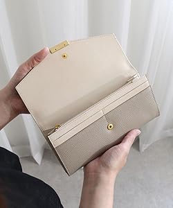 未使用　ミアン MIAN メタルパーツ 長財布 イエロー レザー ウォレット MIAN 財布 LUPINUS / メタルパーツ 長財布 レディース